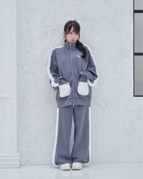 rosemuse Fake fur point big track set ロゼミューズ ジャージ