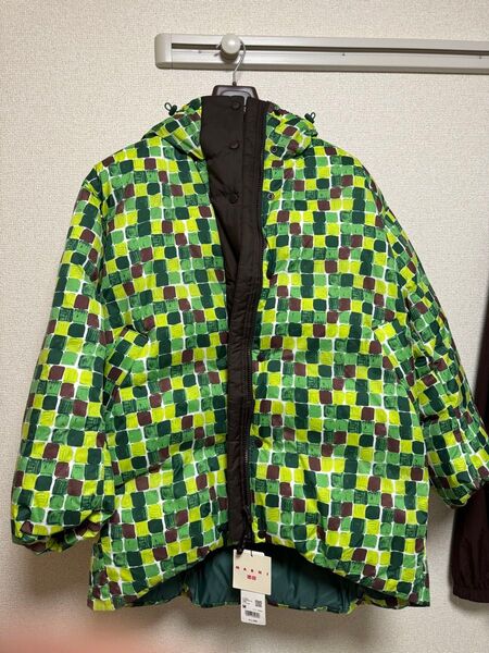 ユニクロ マルニ marni オーバーサイズダウンコート 新品 Sサイズ コラボ