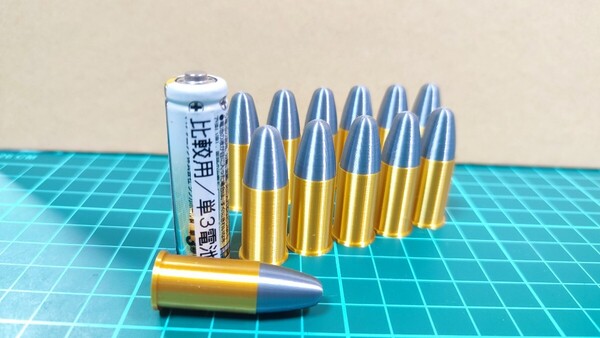 .455 Webley Mk I 弾風ダミーカート 12個セット【送料無料】(検) ウェブリー エリー コルト マーク 1 11.55x21.7mmR リボルバー 2