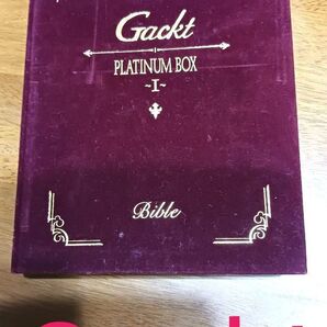 GACKT【PLATINUM BOX】~Ⅰ~ CD&ビデオ(VHS)