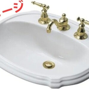 展示品 KOHLER コーラー 洗面 ボウル ドロップインシンク ラウンド ポートレート ホワイト K-2189-8-0
