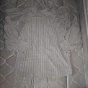 チェック柄ボリュームスリーブシャツ フリーサイズ