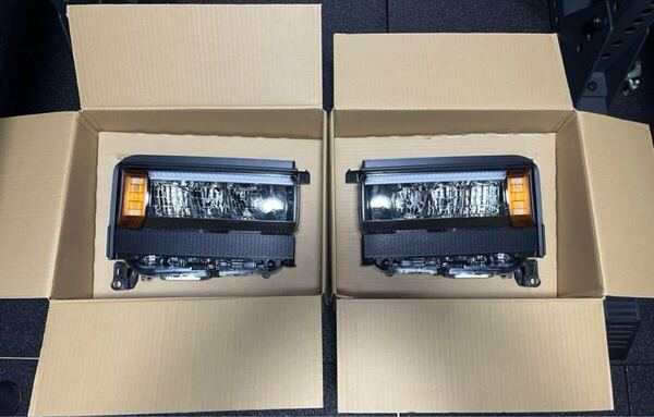 本物 新車納車時点外し トヨタ ランドクルーザー250 VX ヘッドライト 左右セット ほぼ新品 ストックに!モデリスタ ランクル