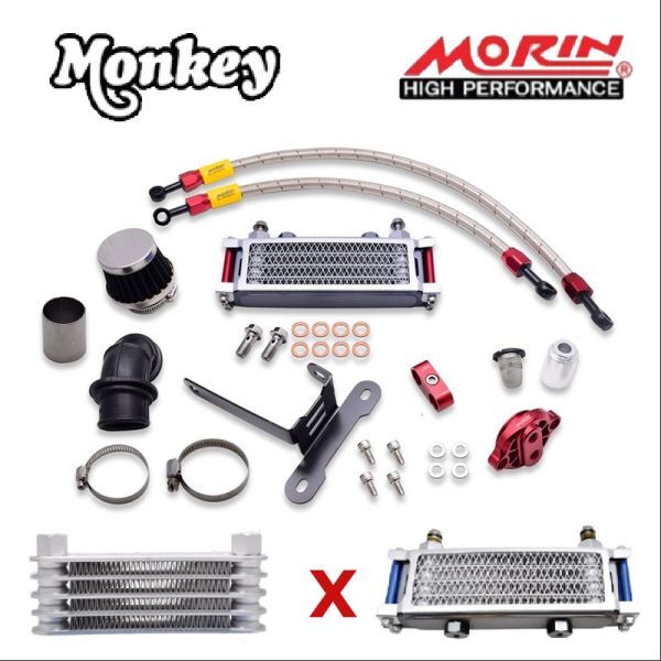 Monkey125 5 скорость маслоохладитель комплект воздушный фильтр перенесен модель core серебряный x стойка голубой Monkey 125 JB03 MORINmo- Lynn 