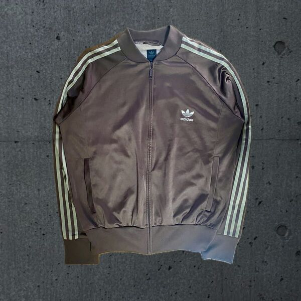 90s adidas トラックジャケット big size brown XXL