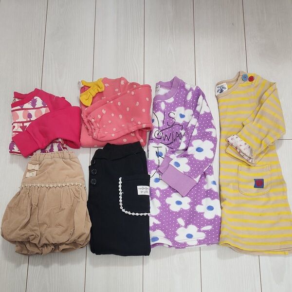 秋冬物 ムージョンジョン他 女の子 まとめ売り スカート ワンピース トレーナー