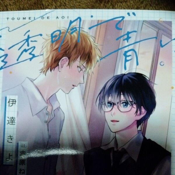 透明で青い (新書館ディアプラス文庫 618) 伊達きよ/著