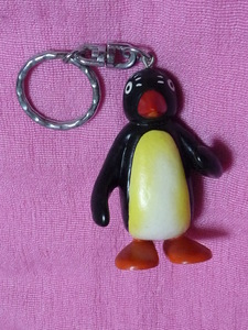  ultra rare! retro 1990 year PINGU Pingu character mascot key holder ⑤