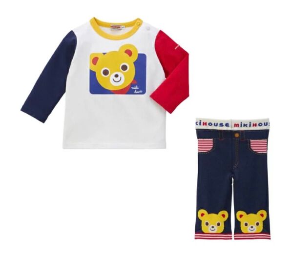 ミキハウス MIKI HOUSE 長袖Tシャツセット【BOX付き】 プレゼント