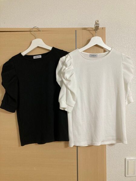 【未使用】半袖 トップス フリル 2着セット