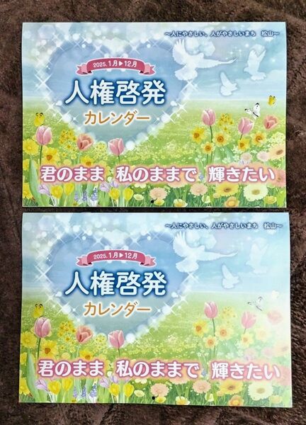 壁掛けカレンダー 2025年 2冊