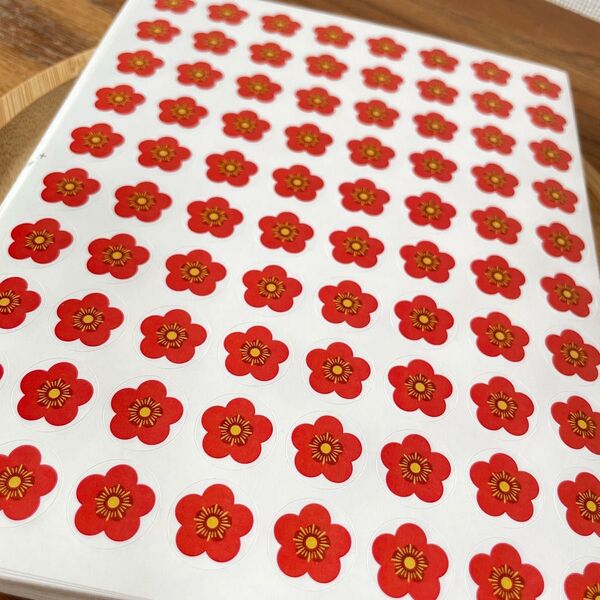 ご褒美シール 花 4000枚