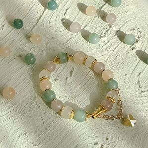 12.ブレスレット アクセサリー ガラスビーズ