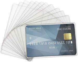 【送料無料】　カードケース(12枚)透明 磁気防止 薄型 防水 防磁 ビニール IDカードケース 防水・防磁対策 クレジットカードケース