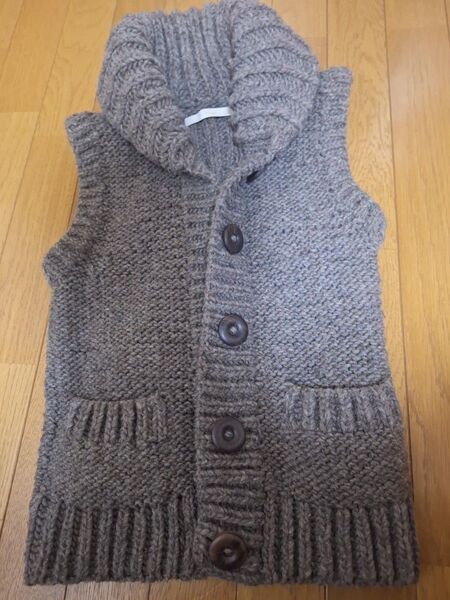 SHIPS khaju シップス ニットベストペルー