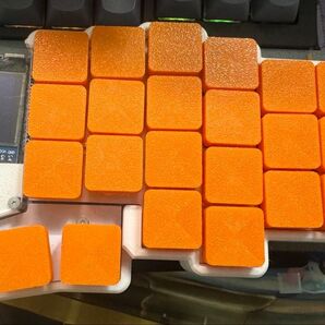 ロープロファイルキーキャップ オレンジ 44個セット