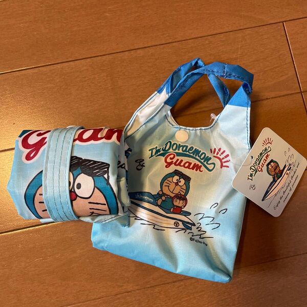 新品未使用 タグ付き エコバッグ グアム 限定 日焼けドラえもん ドラえもん