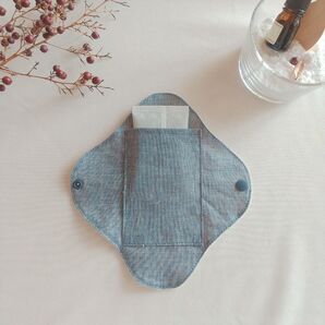 【カイロライナー】無添加コットンフランネルとコットンリネン 17cm 2層仕立て 1枚