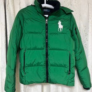 ラルフローレン ダウン グリーン サイズ170/92a 日本サイズでMくらい ビッグポニー