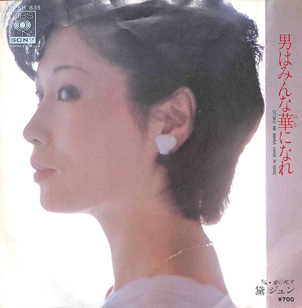 黛ジュン「男はみんな華になれ」 超音波洗浄済み