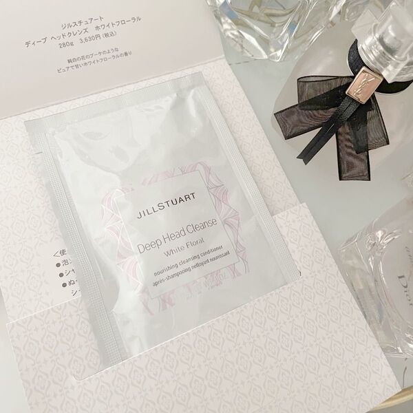 未使用 ジルスチュアート ヘッドクレンズ ホワイトフローラル JILL STUART サンプル