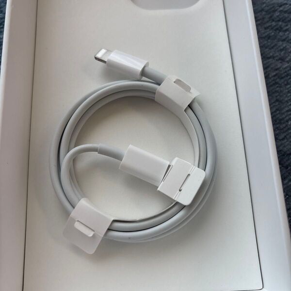 iPhone の純正新品、未使用Apple製のホワイ Lightningケーブル USB-C Apple 付属品