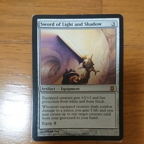 送料無料 MTG 光と影の剣/Sword of Light and Shadow 英 DST