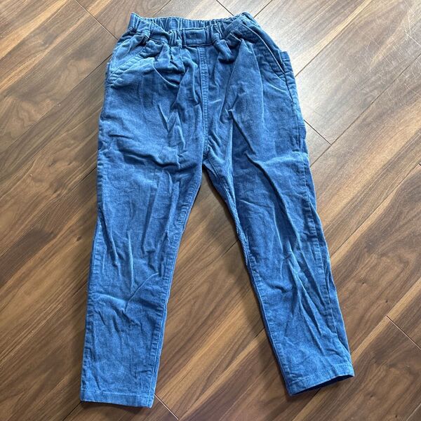 キッズ服 ズボン ボトムス ブルー コードュロイ 130 マーキーズ