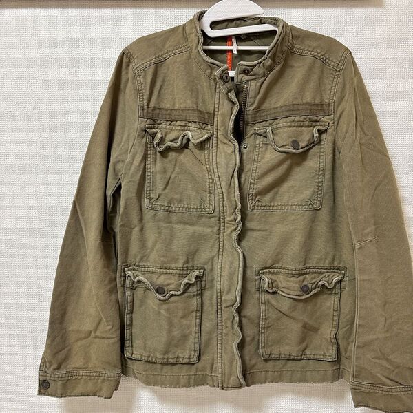 freepeople ジャケット ダメージ加工 ミリタリージャケット レディース