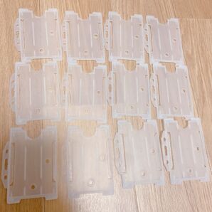 IDカード イット レッド スタッフ ネックストラップ ストラップ クリア IDカードホルダー バッジ パスホルダー