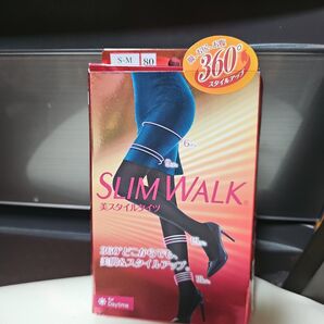 新品未使用 SLIM WALK 美脚タイツ S-Mサイズ 360°スタイルアップ
