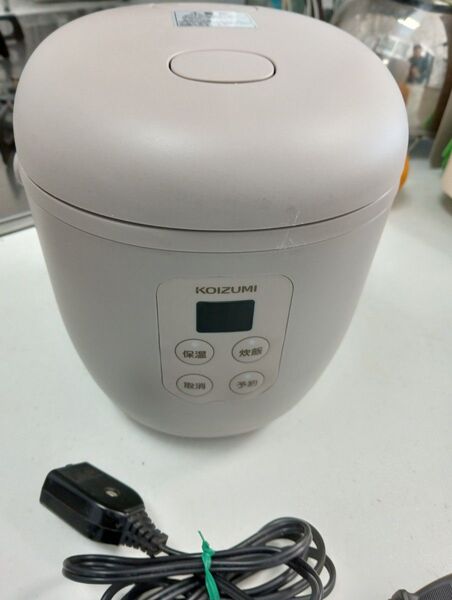 美品!独身者必見!コイズミライスクッカーKSC-1513-C 1.5炊き ライスクッカーミニ