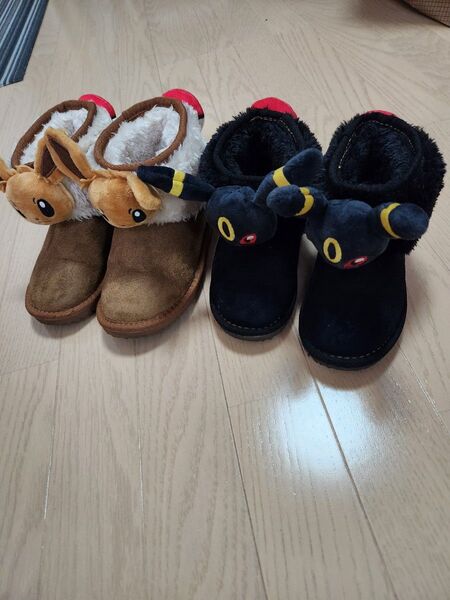 ポケモン ブーツ イーブイ ブラッキー セット