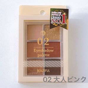 PICOMONTE(ピコモンテ) BEAUTIFUL DE 6色アイシャドウパレット 高発色 02 大人ピンク
