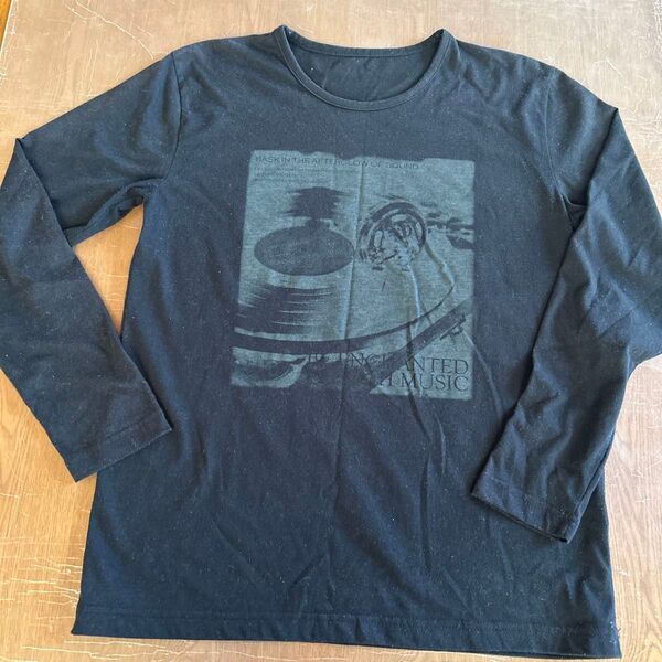 長袖 Tシャツ M ブラック