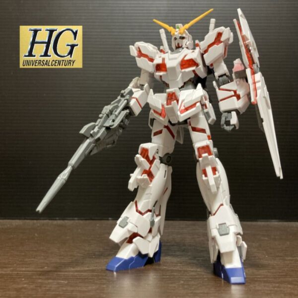 rbガンプラ完成品ジャンク 機動戦士ガンダムUC HG 1/144 ユニコーンガンダム デストロイモード バンダイ