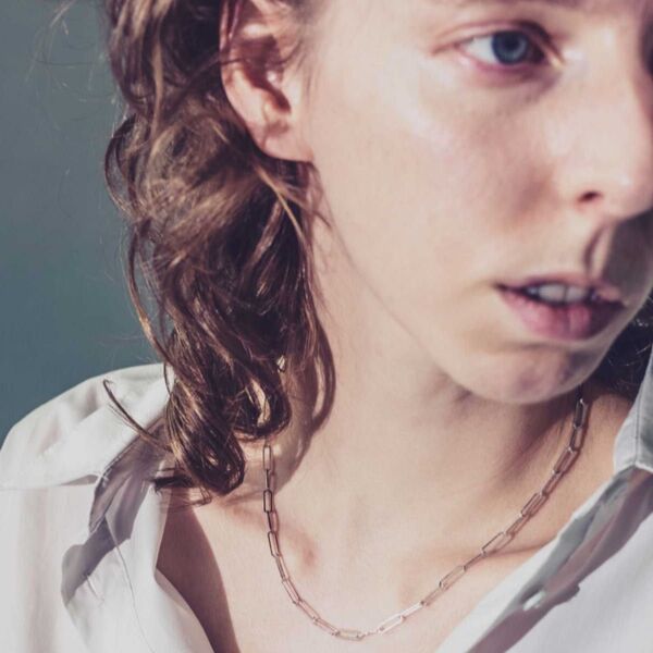 Square Cable Chain Necklace S