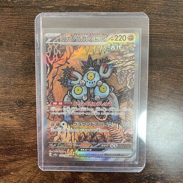 ポケモンカード スナノケガワex SAR 美品