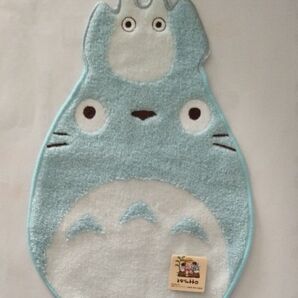 となりのトロロ トトロ型ミニタオルブルー