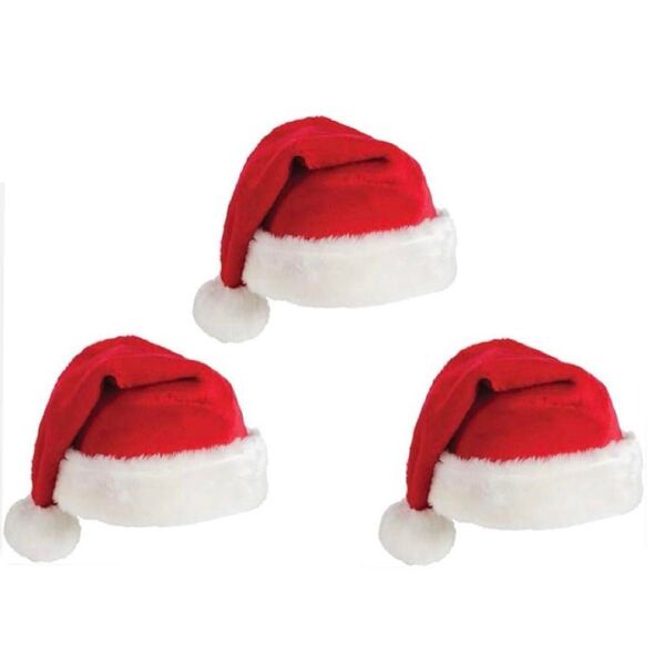 ☆ ☆半額セール中☆☆3個セット サンタ帽 クリスマス おうちフォト パーティ キッズ