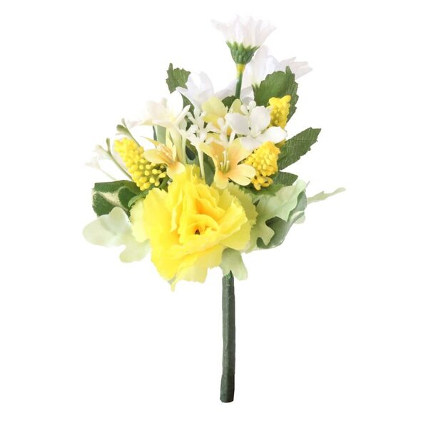 【特価セール】小さい仏花(S) なーむくまちゃん工房 お仏壇用の造花 高さ15cm Sサイズ
