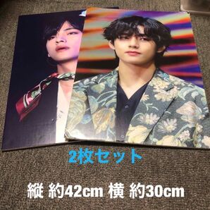 BTS テテ テヒョン 展示会 パネル プレミアムフォト 2枚セット