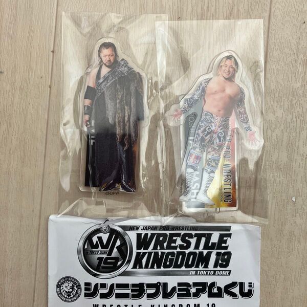 新日本プロレス イービル 棚橋弘至 1.4 シンニチプレミアムくじ アクリルスタンド セット