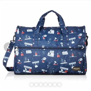 新品 スヌーピー ネイビー ハピタス ボストンバッグ シフレ かばん 折りたたみ 折り畳み 旅行 かばん PEANUTS すぬ