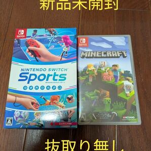 【新品未開封】スイッチスポーツ & マインクラフト