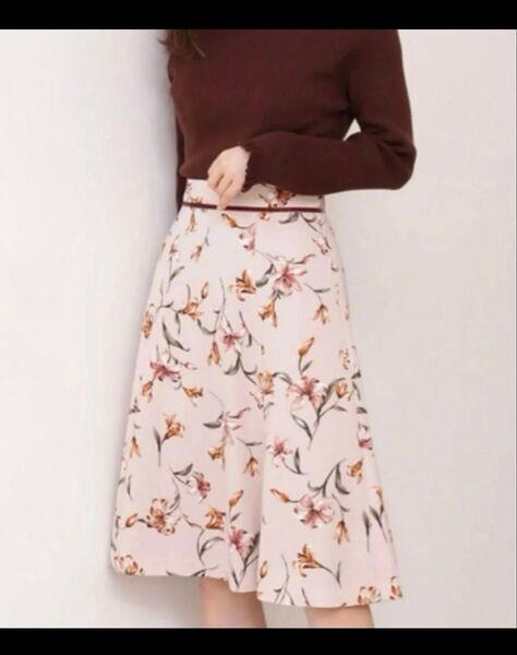 【美品】PROPORTION BODY DRESSING フラワータイトスカート 花柄 スカート