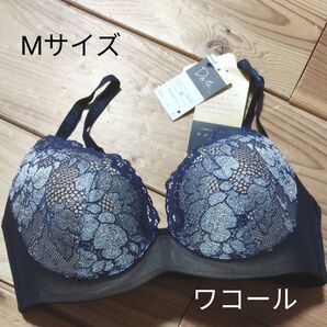 シンクロブラ ネイビー WACOAL ブラ ブラジャー
