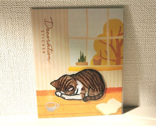 アイロンワッペン 刺繍 猫 ネコ ワッペン