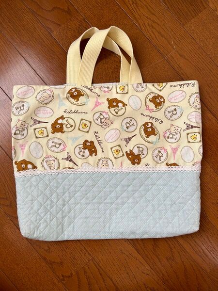 ハンドメイド トートバッグ リラックマ 入園 入学