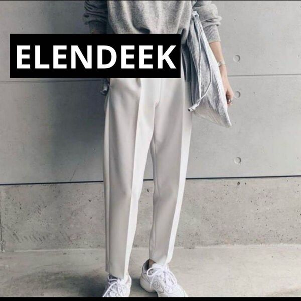 【ELENDEEK】エレンディーク シルバープリーツバック トートバック